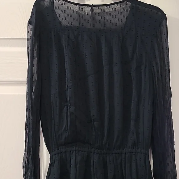 Free People Daliah Drop Waist Dress Deep Jade sz Med - Picture 8 of 10